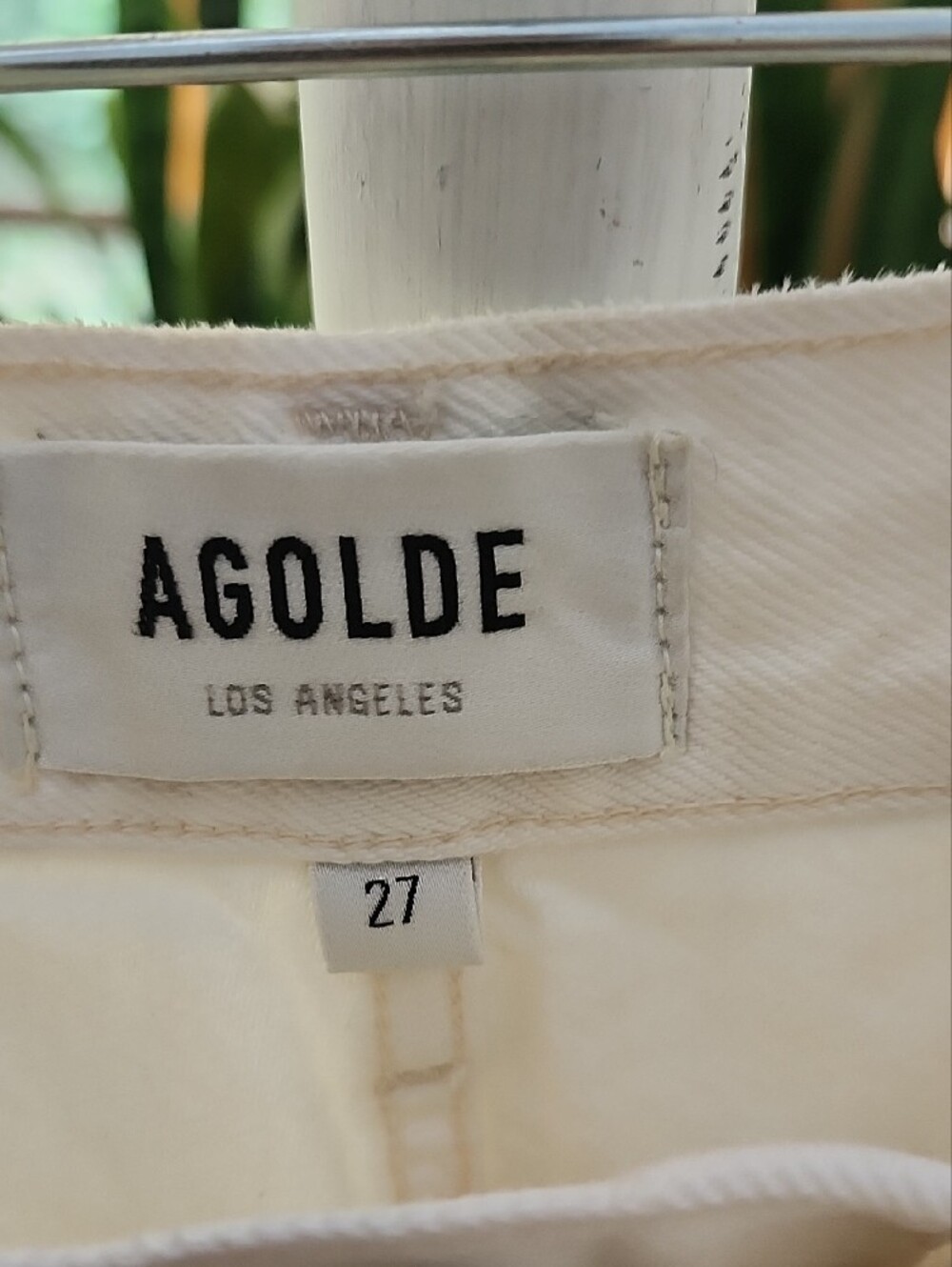 AGOLDE Riley High Rise Straight Leg Jeans Button Fly - Picture 7 of 9